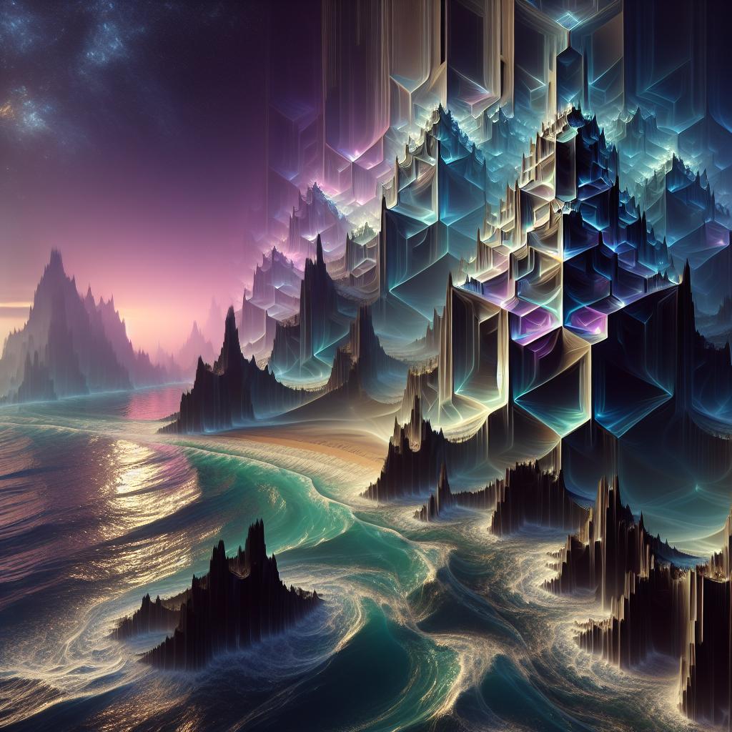 Geometric Tides: The Abstract Coastline