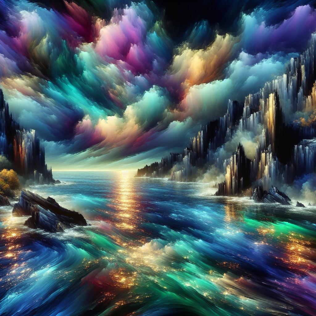 Ethereal Coasts: An Abstract Requiem