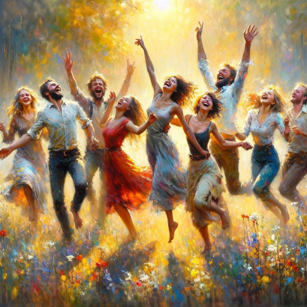 Joyful Dance of Colors