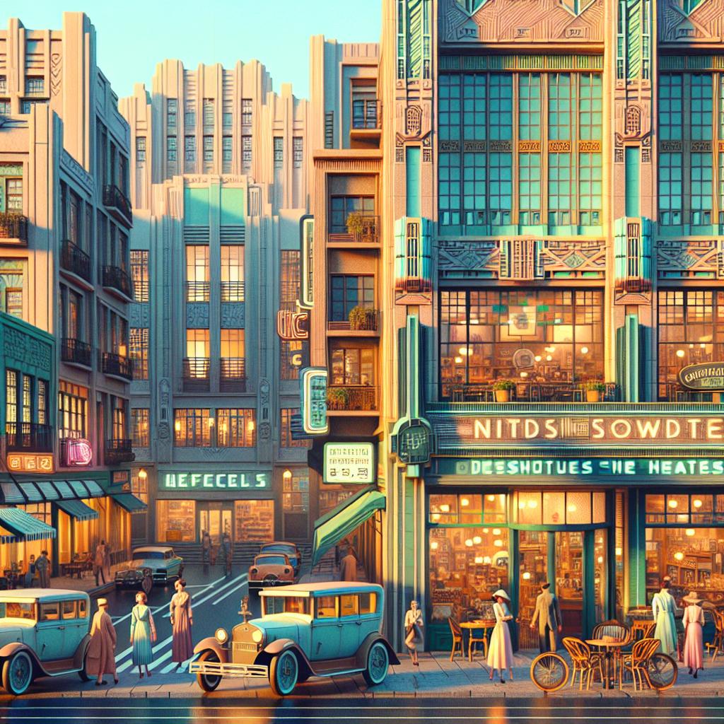 Retro Haven: An Art Deco Escape
